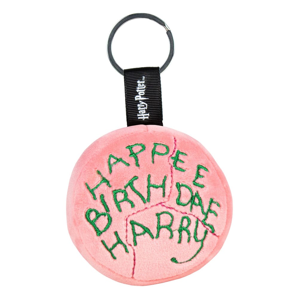 Harry Potter porte-clés peluche avec anneau métallique Happee Birthdae Harry Cake 10 cm