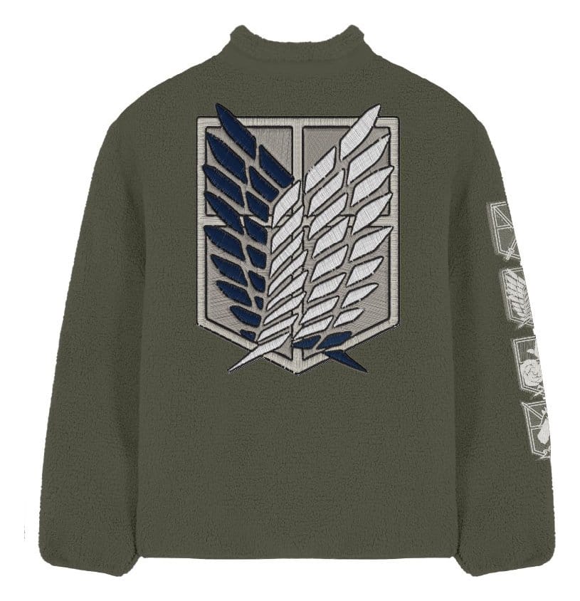 L'Attaque des Titans Veste Sherpa Logo (L)