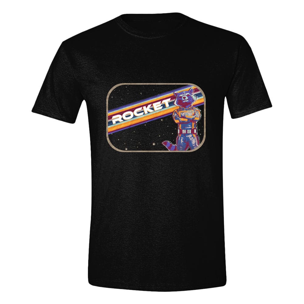 Marvel T-Shirt Guardians Of The Galaxy Vol. 3 Rocket Space Pose (S)