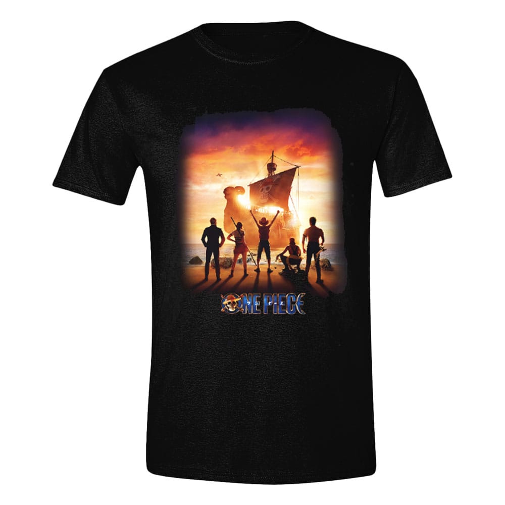 One Piece Live Action T-Shirt Sunset Poster (M)