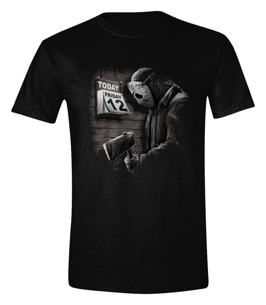 Friday the 13th T-Shirt Friday 12th Sad (S)