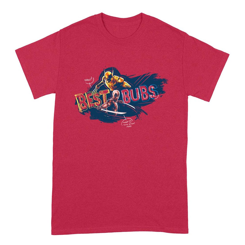 Deadpool T-Shirt Deadpool And Wolverine Best Bubs (XXL)