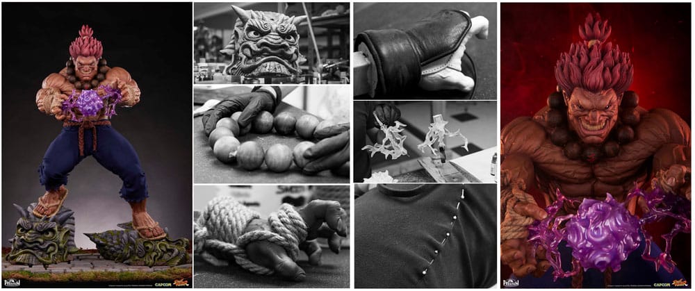 Street Fighter statuette 1/2 Akuma 107 cm