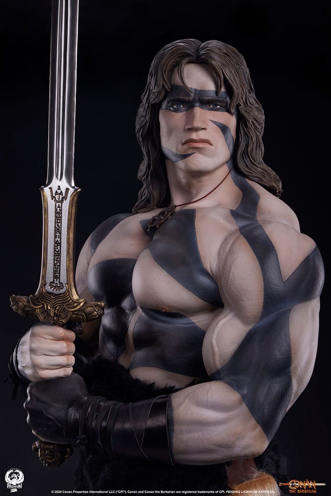 Conan le Barbare statuette Elite Series 1/2 Conan Warpaint Edition 116 cm