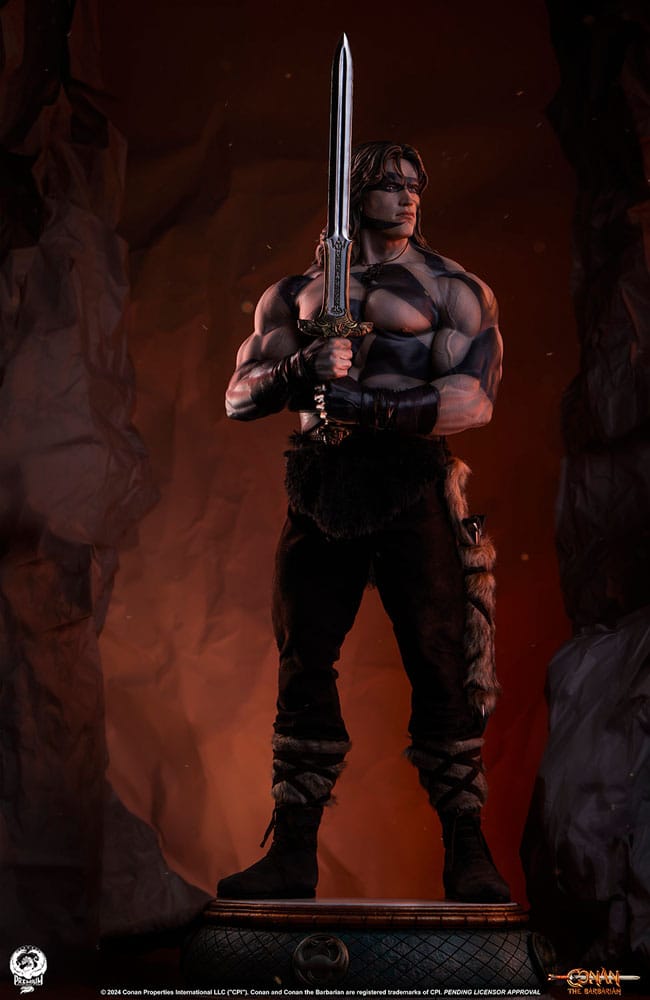 Conan le Barbare statuette Elite Series 1/2 Conan Warpaint Edition 116 cm