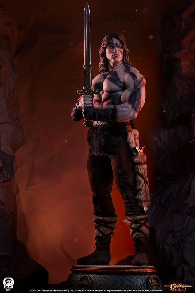 Conan le Barbare statuette Elite Series 1/2 Conan Warpaint Edition 116 cm