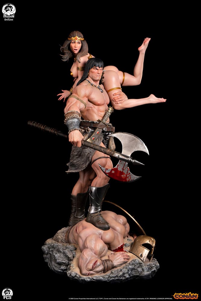 Conan le Barbare statuette 1/4 Conan Deluxe Edition 63 cm