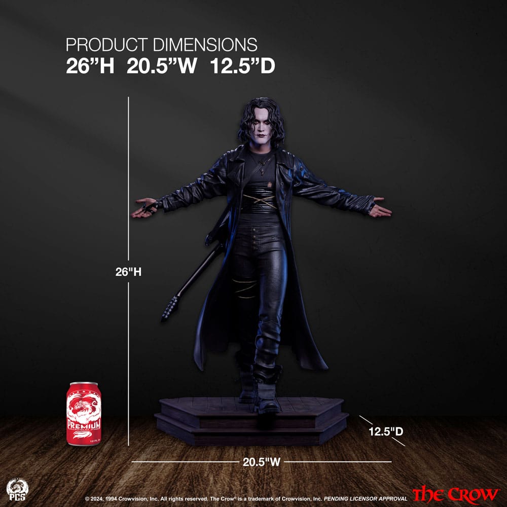 The Crow statuette Epic Series 1/3 Crow 66 cm