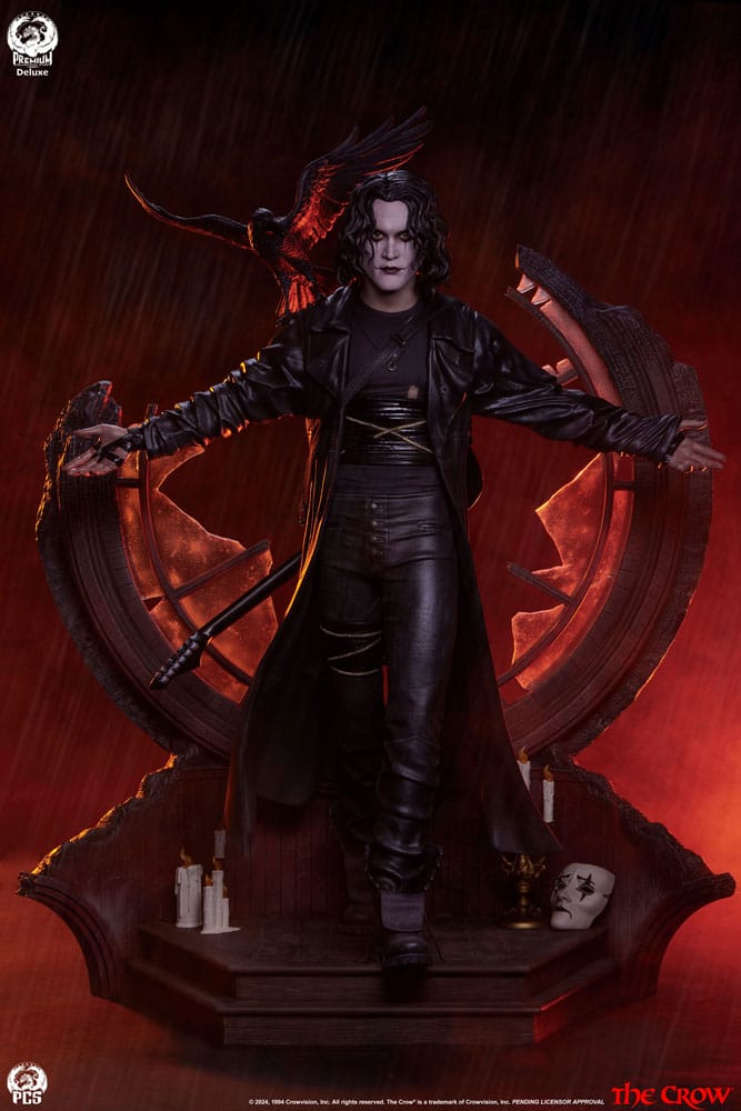 The Crow statuette Epic Series 1/3 Crow Deluxe Edition 66 cm