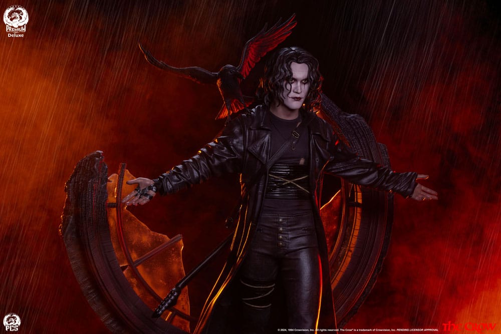The Crow statuette Epic Series 1/3 Crow Deluxe Edition 66 cm