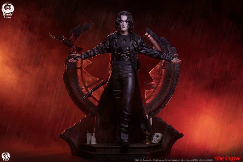 The Crow statuette Epic Series 1/3 Crow Deluxe Edition 66 cm