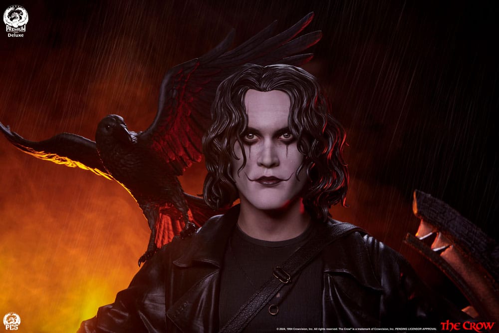 The Crow statuette Epic Series 1/3 Crow Deluxe Edition 66 cm