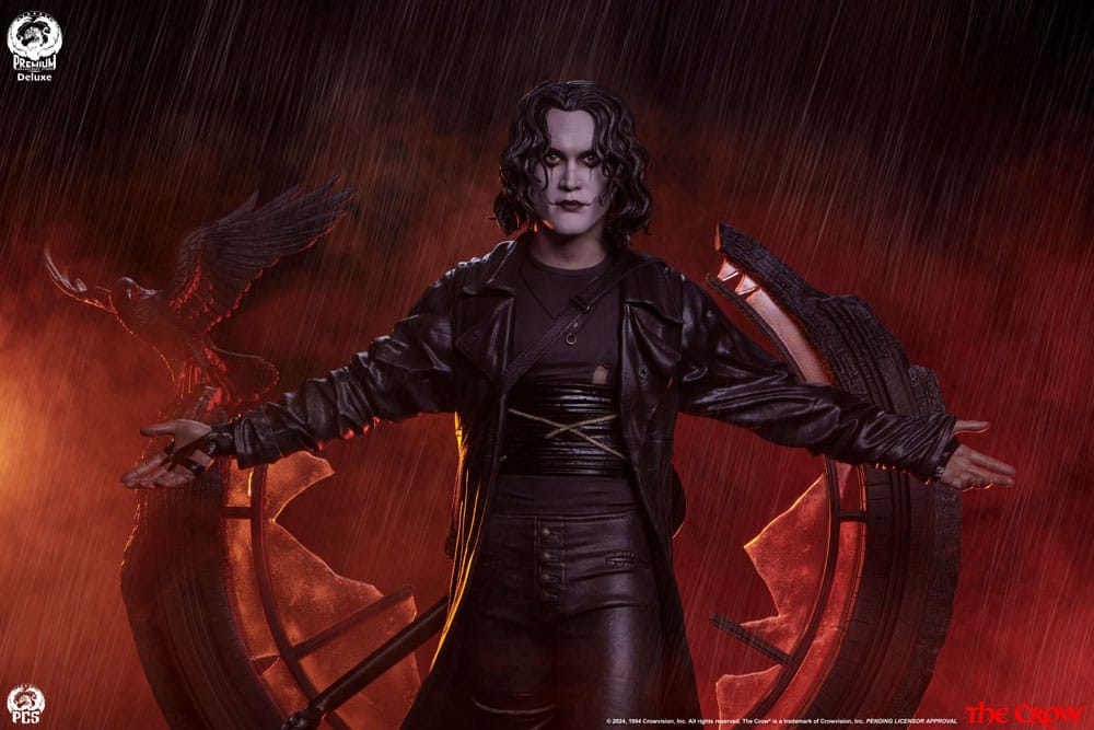 The Crow statuette Epic Series 1/3 Crow Deluxe Edition 66 cm