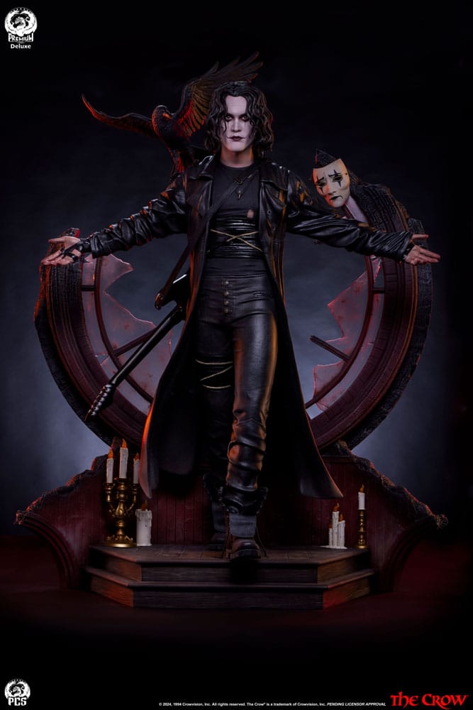 The Crow statuette Epic Series 1/3 Crow Deluxe Edition 66 cm