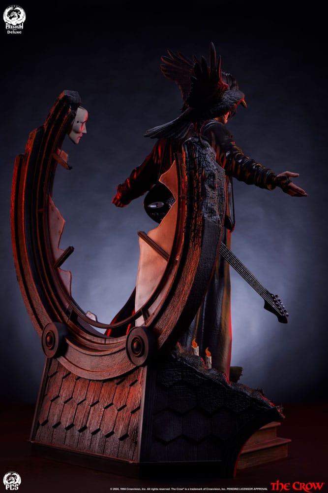The Crow statuette Epic Series 1/3 Crow Deluxe Edition 66 cm