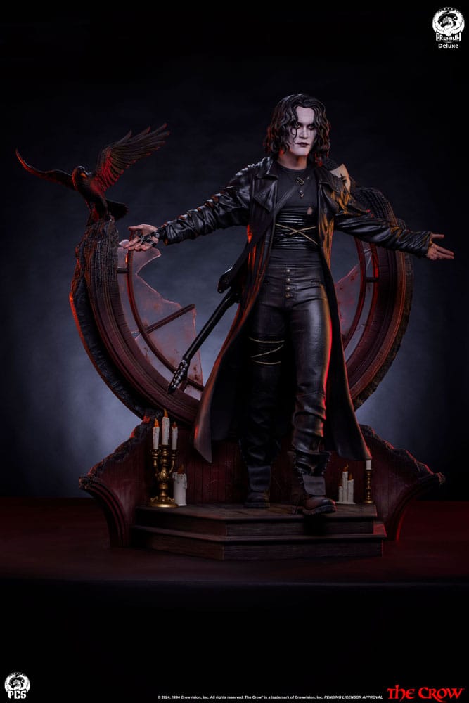 The Crow statuette Epic Series 1/3 Crow Deluxe Edition 66 cm