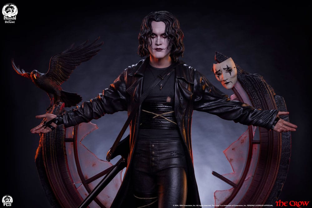 The Crow statuette Epic Series 1/3 Crow Deluxe Edition 66 cm