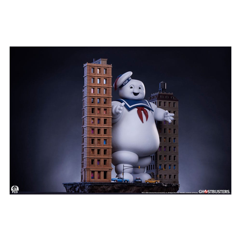 SOS Fantômes diorama Stay Puft Marshmallow Man Deluxe Edition 74 cm