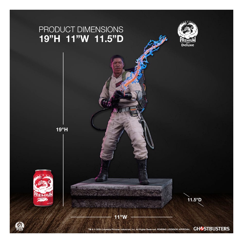 Ghostbusters statuette Premier Series 1/4 Winston Deluxe Version 48 cm