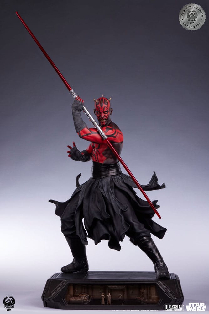 Star Wars statuette Epic Series 1/3 Darth Maul Platinum Exclusive 86 cm