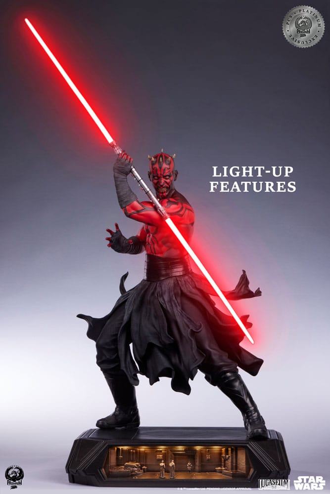 Star Wars statuette Epic Series 1/3 Darth Maul Platinum Exclusive 86 cm