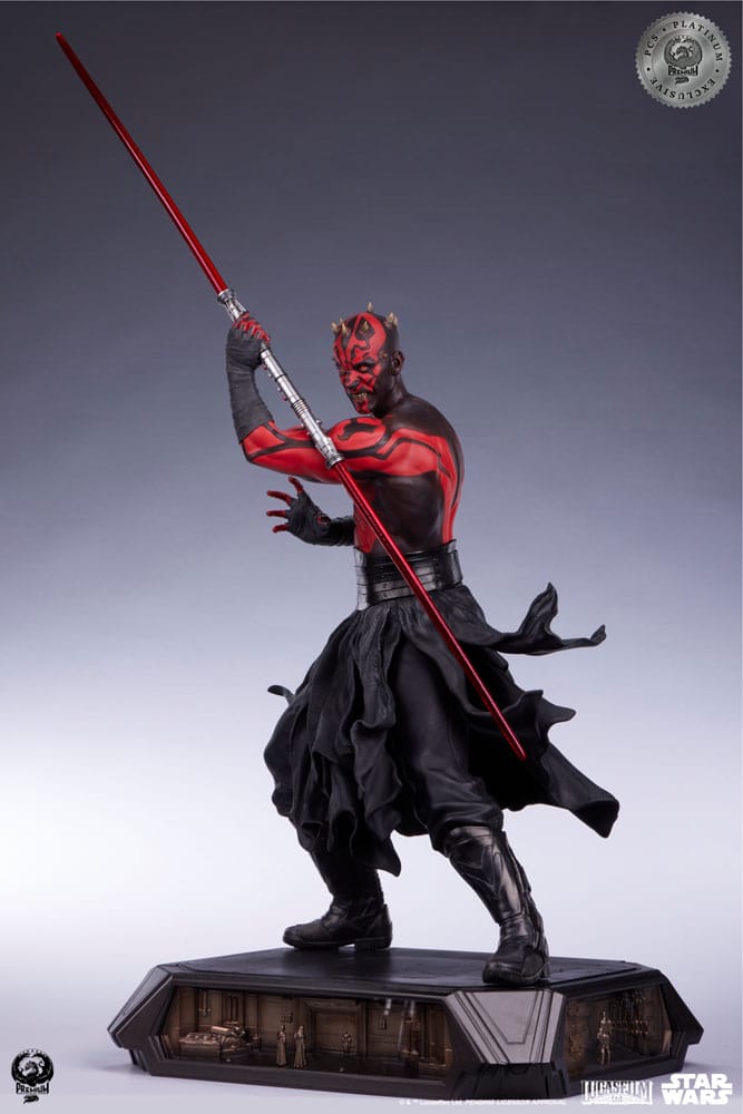 Star Wars statuette Epic Series 1/3 Darth Maul Platinum Exclusive 86 cm
