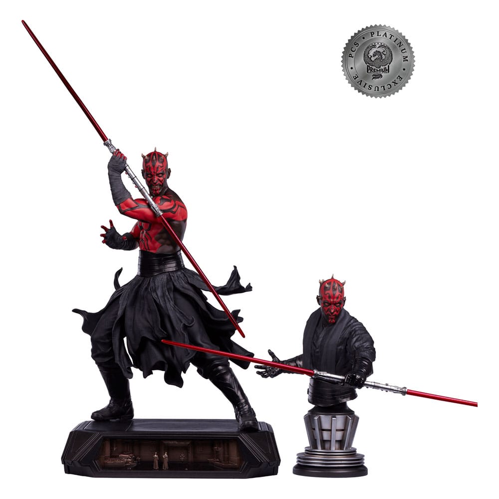 Star Wars statuette Epic Series 1/3 Darth Maul Platinum Exclusive 86 cm