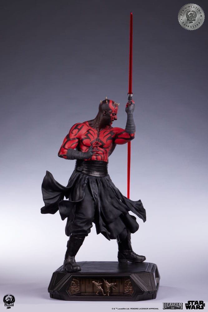 Star Wars statuette Epic Series 1/3 Darth Maul Platinum Exclusive 86 cm