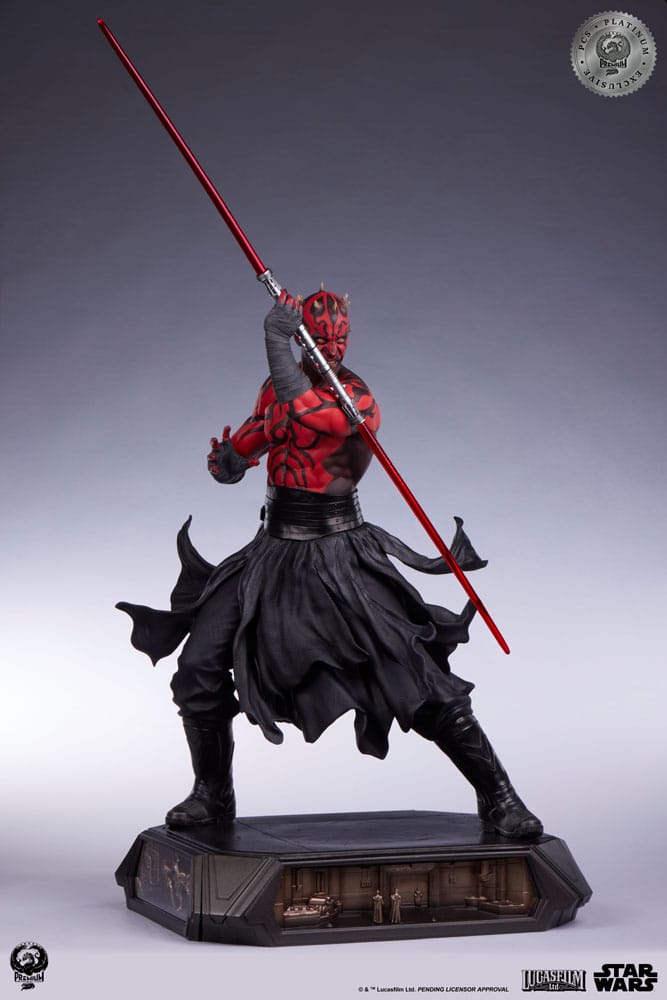 Star Wars statuette Epic Series 1/3 Darth Maul Platinum Exclusive 86 cm