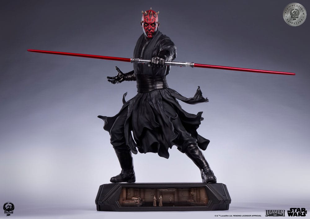 Star Wars statuette Epic Series 1/3 Darth Maul Platinum Exclusive 86 cm