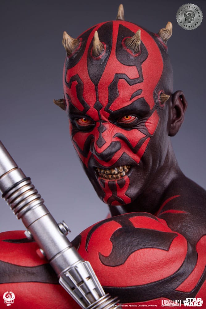Star Wars statuette Epic Series 1/3 Darth Maul Platinum Exclusive 86 cm