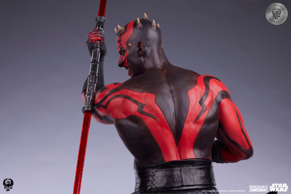 Star Wars statuette Epic Series 1/3 Darth Maul Platinum Exclusive 86 cm