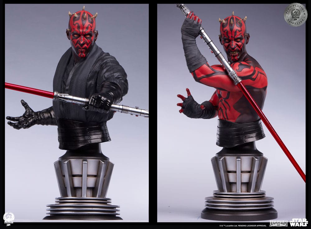 Star Wars statuette Epic Series 1/3 Darth Maul Platinum Exclusive 86 cm