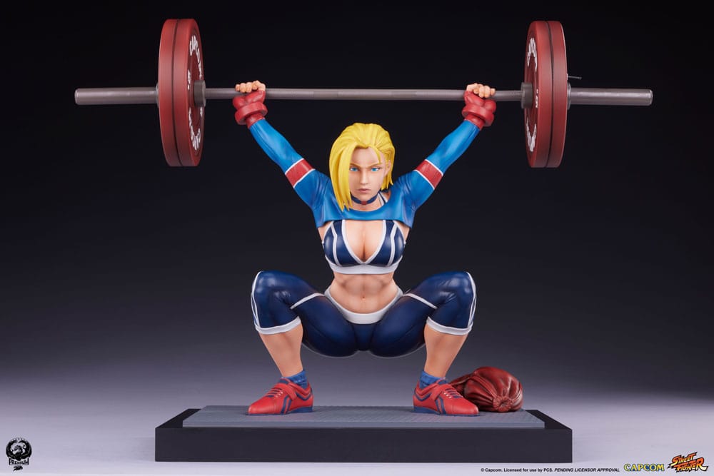 Street Fighter statuette Premier Series 1/4 Cammy: Powerlifting SF6 41 cm
