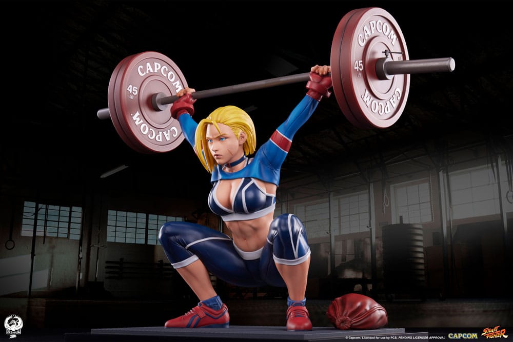 Street Fighter statuette Premier Series 1/4 Cammy: Powerlifting SF6 41 cm