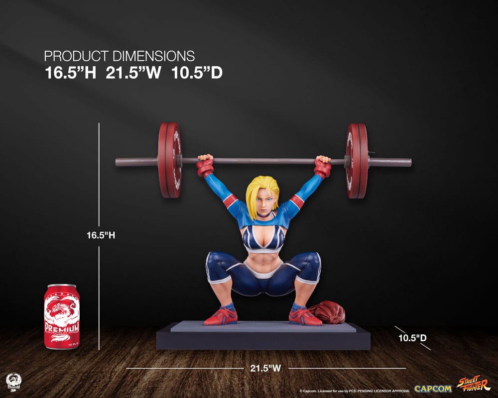 Street Fighter statuette Premier Series 1/4 Cammy: Powerlifting SF6 41 cm