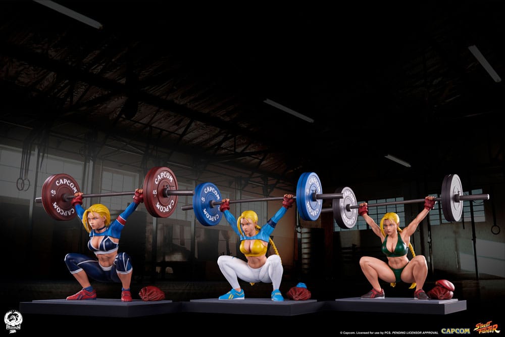 Street Fighter statuette Premier Series 1/4 Cammy: Powerlifting Alpha 41 cm
