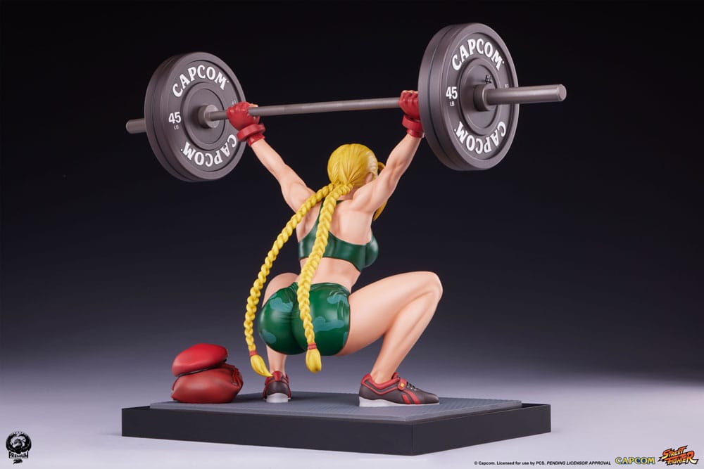 Street Fighter statuette Premier Series 1/4 Cammy: Powerlifting 41 cm