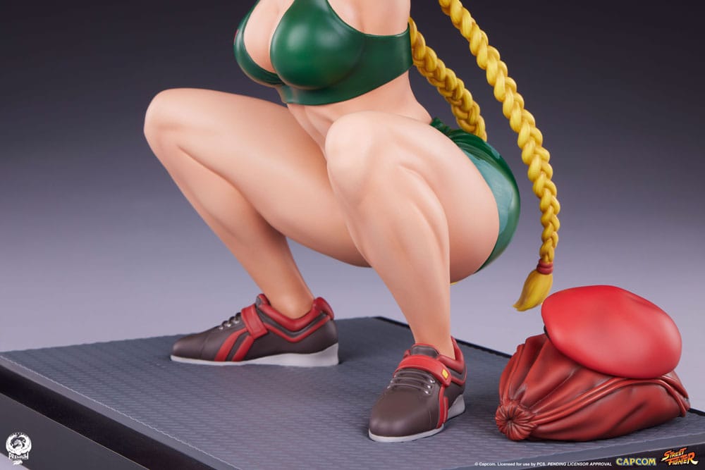 Street Fighter statuette Premier Series 1/4 Cammy: Powerlifting 41 cm