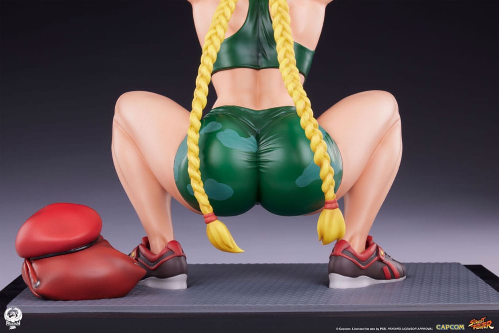 Street Fighter statuette Premier Series 1/4 Cammy: Powerlifting 41 cm