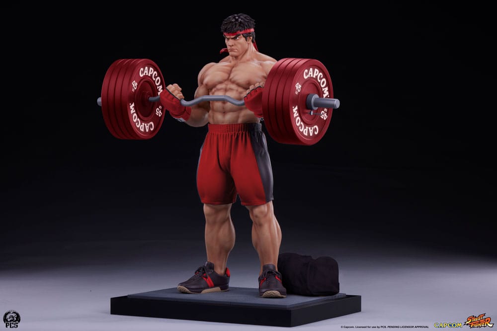 Street Fighter statuette Premier Series 1/4 Ryu: Powerlifting 53 cm