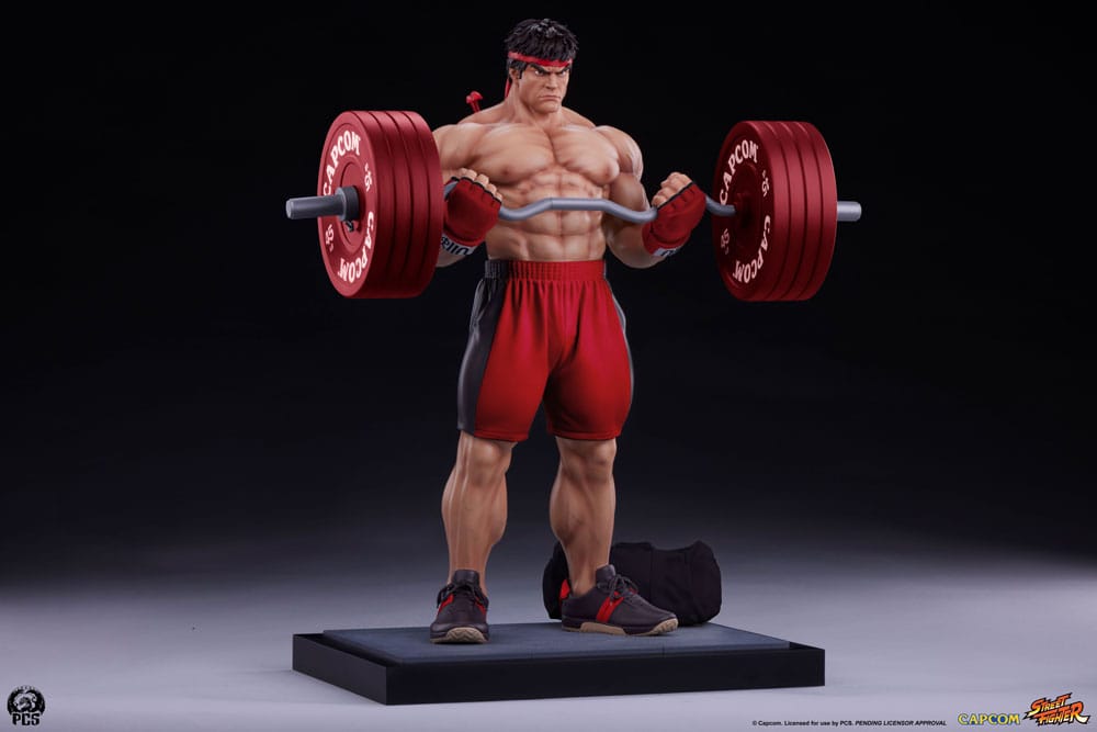 Street Fighter statuette Premier Series 1/4 Ryu: Powerlifting 53 cm