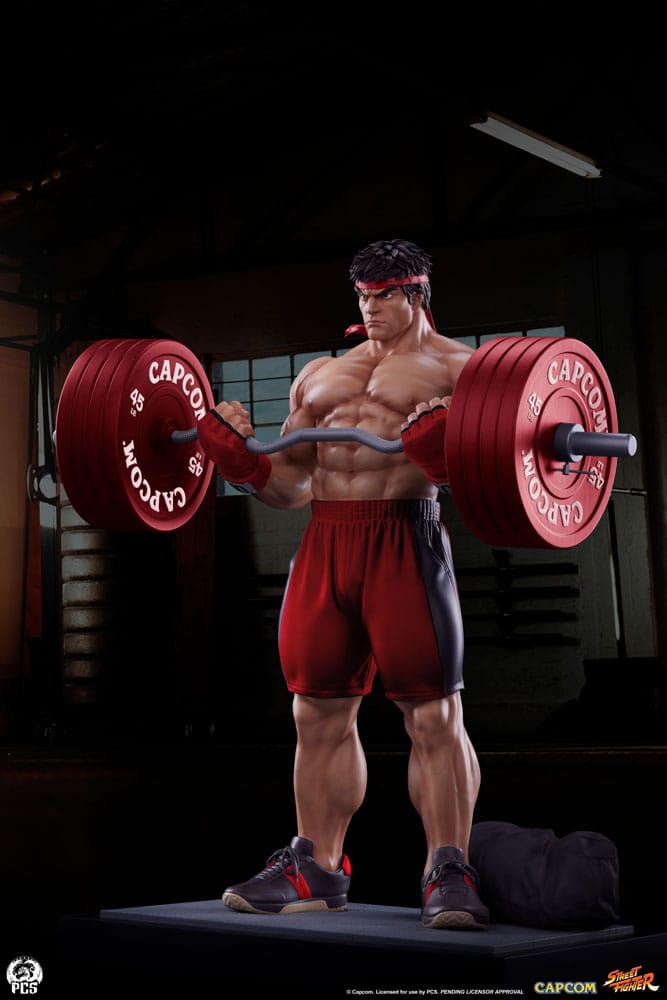 Street Fighter statuette Premier Series 1/4 Ryu: Powerlifting 53 cm