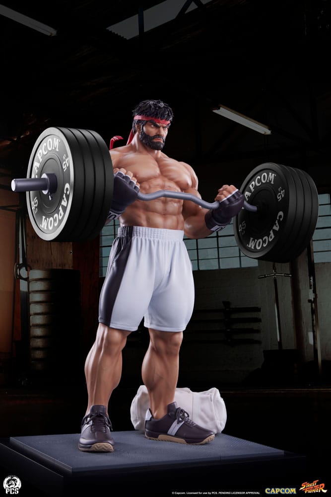Street Fighter statuette Premier Series 1/4 Ryu Battle Edition: Powerlifting 53 cm