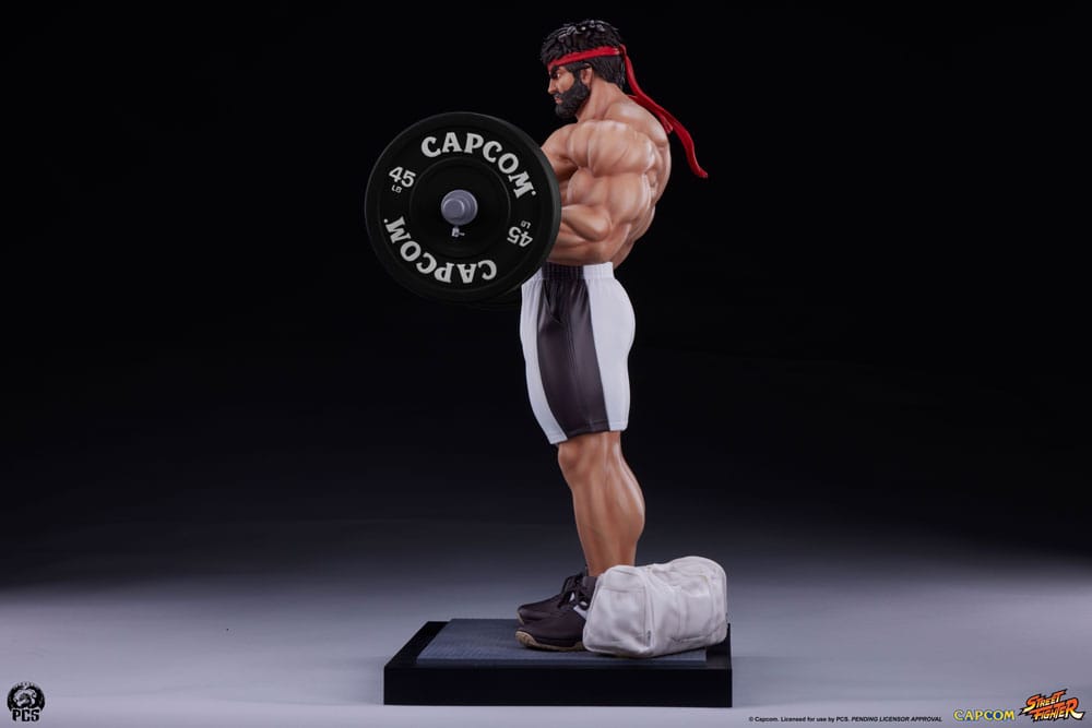 Street Fighter statuette Premier Series 1/4 Ryu Battle Edition: Powerlifting 53 cm