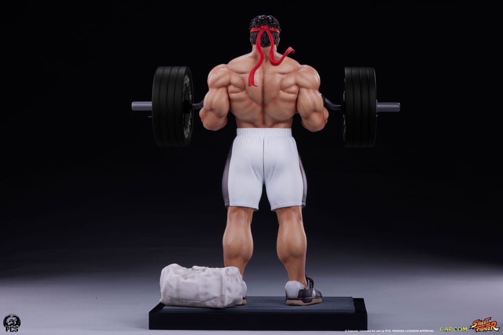 Street Fighter statuette Premier Series 1/4 Ryu Battle Edition: Powerlifting 53 cm