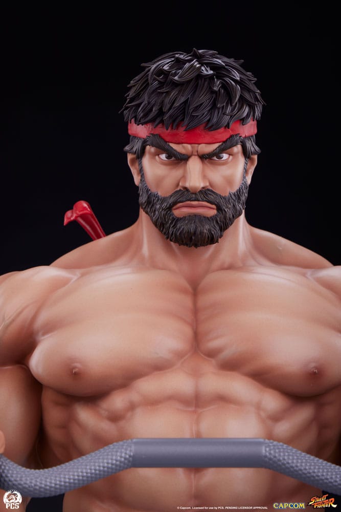Street Fighter statuette Premier Series 1/4 Ryu Battle Edition: Powerlifting 53 cm