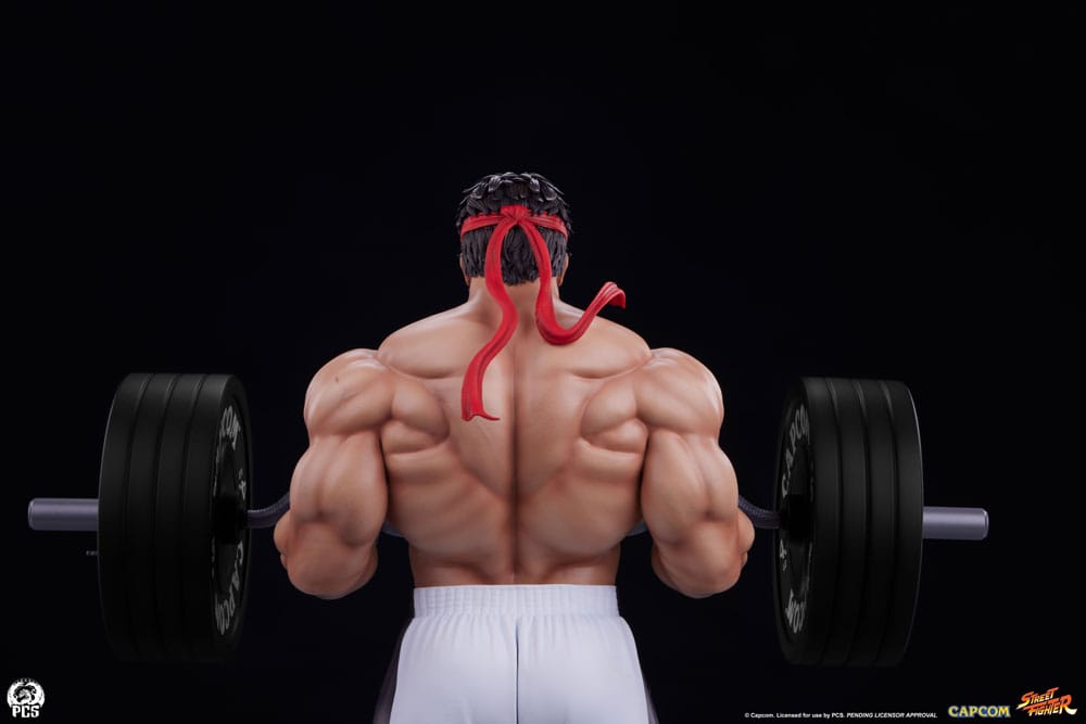 Street Fighter statuette Premier Series 1/4 Ryu Battle Edition: Powerlifting 53 cm
