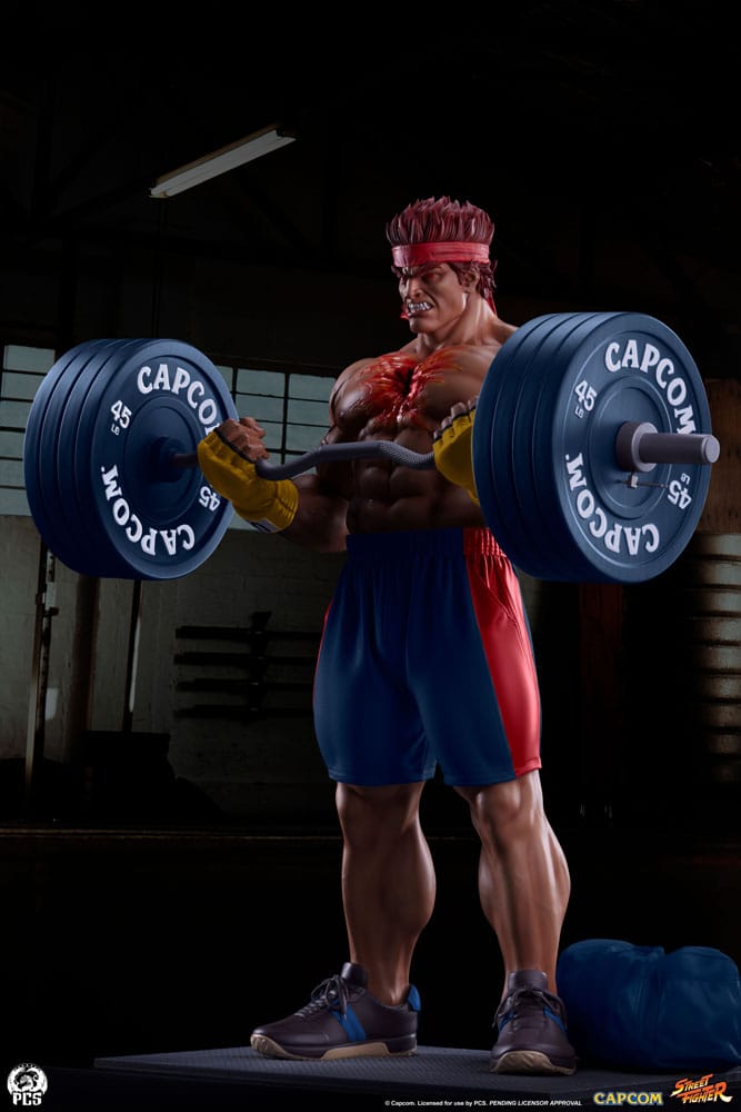 Street Fighter statuette Premier Series 1/4 Evil Ryu: Powerlifting 53 cm