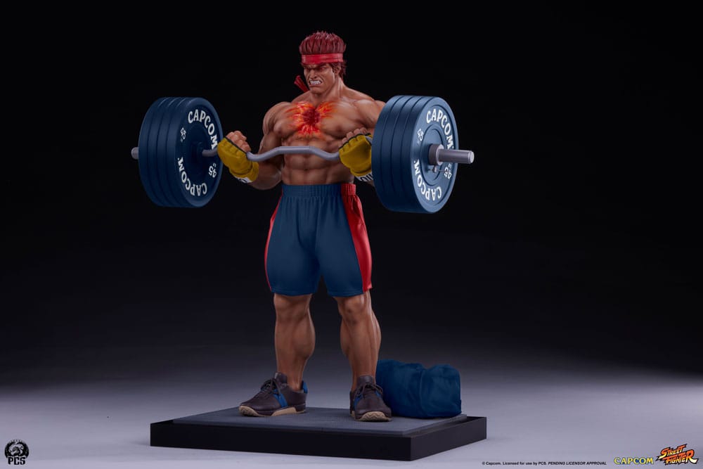Street Fighter statuette Premier Series 1/4 Evil Ryu: Powerlifting 53 cm